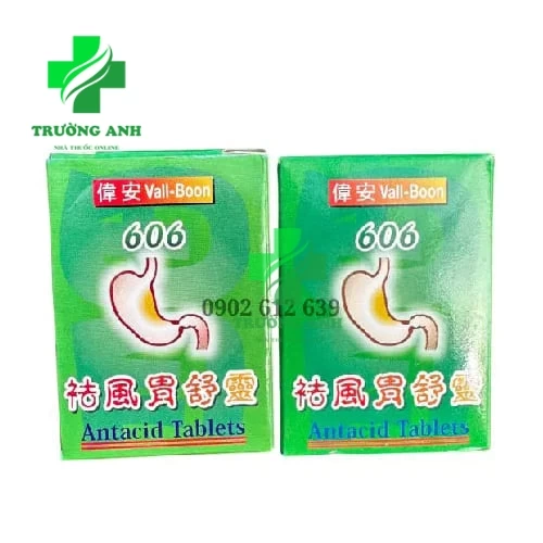 Vall Boon antacid 606 - Điều trị bệnh đau dạ dày hiệu quả của Malaysia